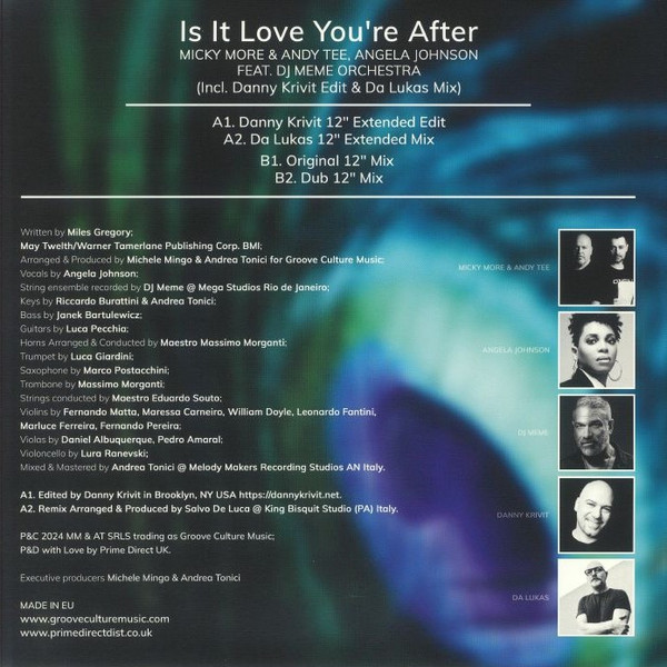 Micky More & Andy Tee & Angela Johnson Feat. DJ Memê - Is It Love You're After | Groove Culture Music (GCV021) - 2 Micky More & Andy Tee & Angela Johnson Feat. DJ Memê - Is It Love You're After | Groove Culture Music (GCV021) - 2