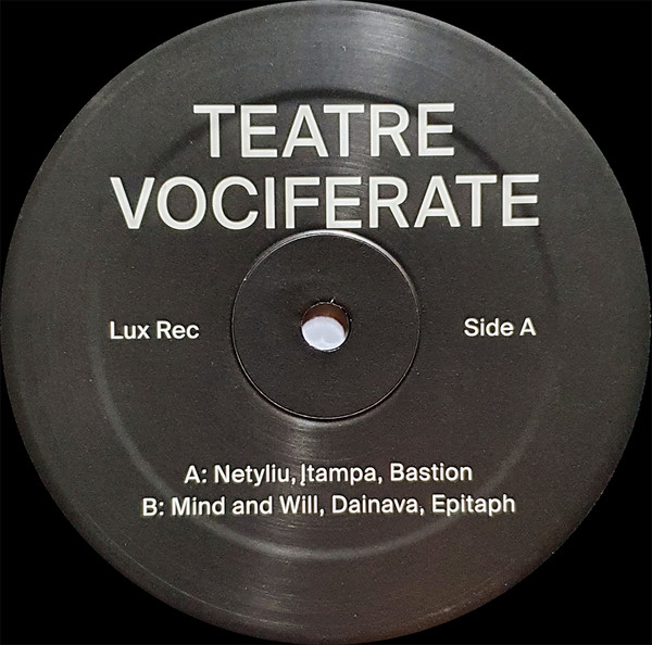 Teatre - Vociferate | Lux Rec (LXRC44) - 3