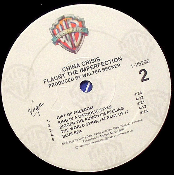 China Crisis - Flaunt The Imperfection | Warner Bros. Records (1-25296) - 4 China Crisis - Flaunt The Imperfection | Warner Bros. Records (1-25296) - 4