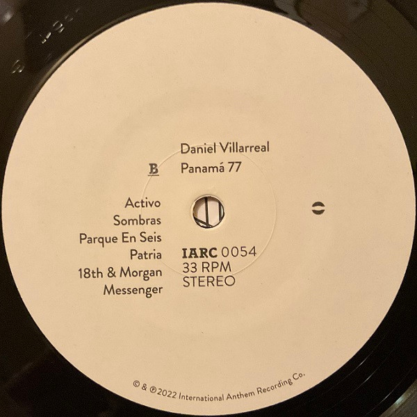 Daniel Villarreal - Panamá 77 | International Anthem Recording Company (IARC0054) - 3
