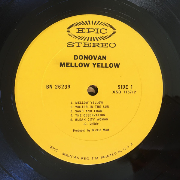Donovan - Mellow Yellow | Epic (BN 26239) - 3
