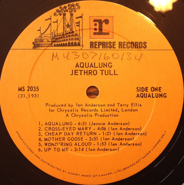 Jethro Tull - Aqualung [Vinyl] | Reprise Records (MS 2035) - 4
