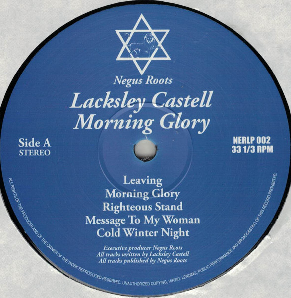 Lacksley Castell - Morning Glory | Negus Roots (NERLP002) - 3 Lacksley Castell - Morning Glory | Negus Roots (NERLP002) - 3
