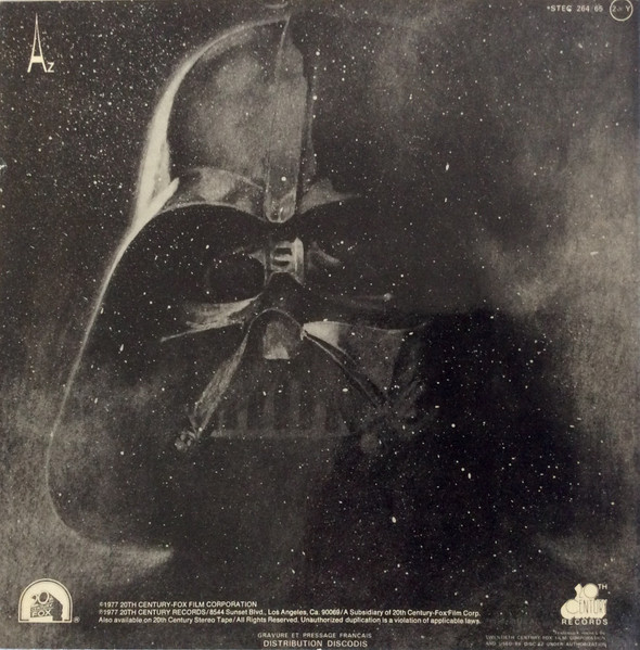 John Williams - London Symphony Orchestra - Bande Originale Du Film "Star Wars" | 20th Century Records (STEC 264 / STEC 265) - 4 John Williams - London Symphony Orchestra - Bande Originale Du Film "Star Wars" | 20th Century Records (STEC 264 / STEC 265) - 4