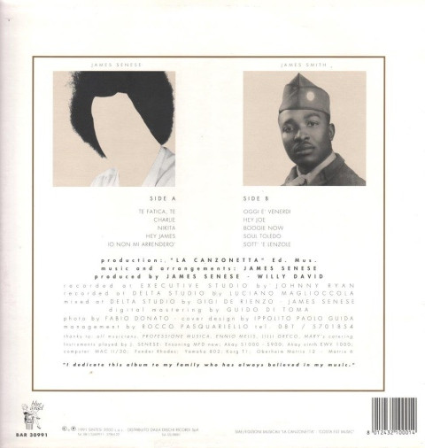 James Senese - Hey James | Blue Angel (BAR 30991) - 2 James Senese - Hey James | Blue Angel (BAR 30991) - 2
