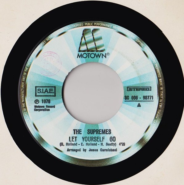 The Supremes - Let Yourself Go | Motown (3C 006 - 98771) - 2