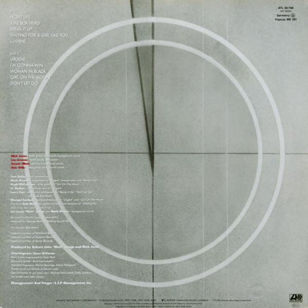 Foreigner - 4 | Atlantic (ATL 50796) - 2