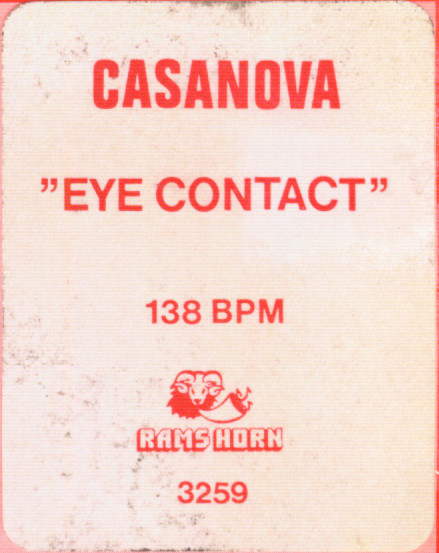 Casanova - Eye Contact | Rams Horn Records (RHR 3259) - 2 Casanova - Eye Contact | Rams Horn Records (RHR 3259) - 2