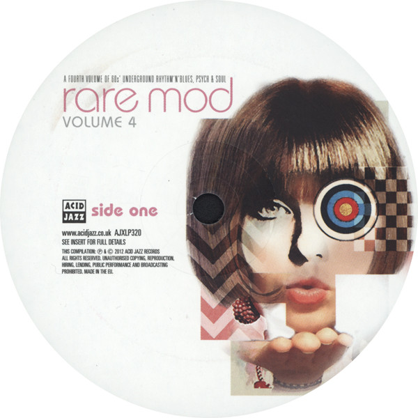 Various - Rare Mod Volume 4 (A Fourth Volume Of 60s' Underground Rhythm'N'Blues, Psych & Soul) | Acid Jazz (AJXLP320) - 3 Various - Rare Mod Volume 4 (A Fourth Volume Of 60s' Underground Rhythm'N'Blues, Psych & Soul) | Acid Jazz (AJXLP320) - 3