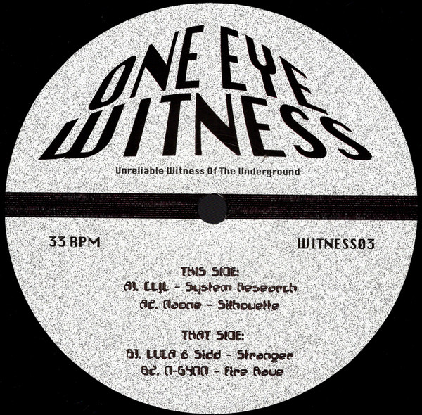 Various - WITNESS03 | One Eye Witness (WITNESS03) - main