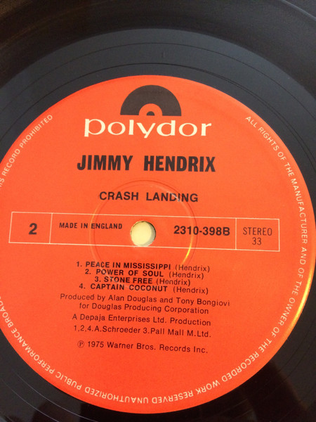 Jimi Hendrix - Crash Landing | Polydor (2310 398) - 4