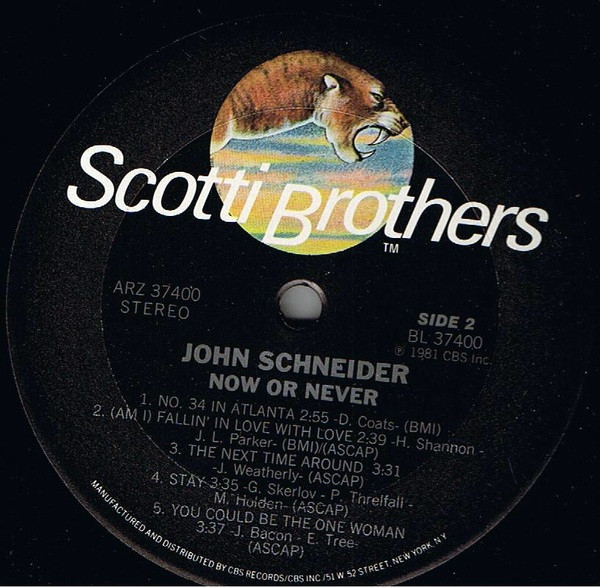 John Schneider - Now Or Never | Scotti Bros. Records (ARZ 37400) - 4 John Schneider - Now Or Never | Scotti Bros. Records (ARZ 37400) - 4