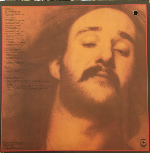 Jan Akkerman - Tabernakel | Atco Records (SD 7032) - 2 Jan Akkerman - Tabernakel | Atco Records (SD 7032) - 2