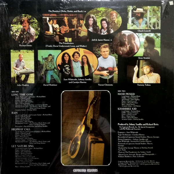 Dickey Betts - Highway Call | Capricorn Records (CP 0123) - 2