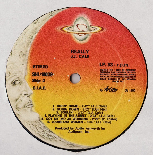 J.J. Cale - Really | Shelter Records (SHL/18009) - 4 J.J. Cale - Really | Shelter Records (SHL/18009) - 4