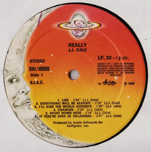 J.J. Cale - Really | Shelter Records (SHL/18009) - 3 J.J. Cale - Really | Shelter Records (SHL/18009) - 3