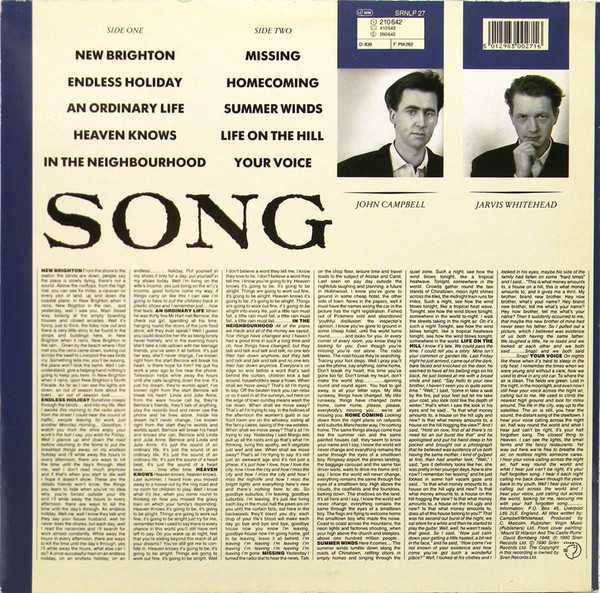 It's Immaterial - Song | Siren (SRNLP 27) - 2