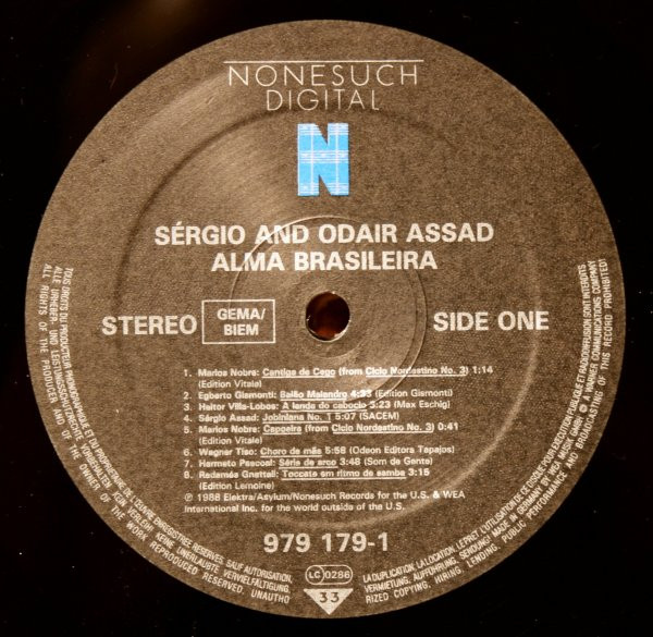 Sérgio & Odair Assad - Alma Brasileira | Nonesuch (979 179-1) - 3