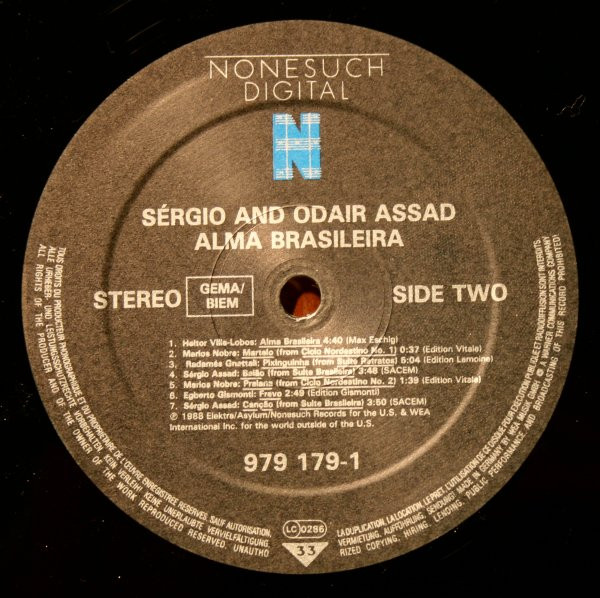 Sérgio & Odair Assad - Alma Brasileira | Nonesuch (979 179-1) - 4