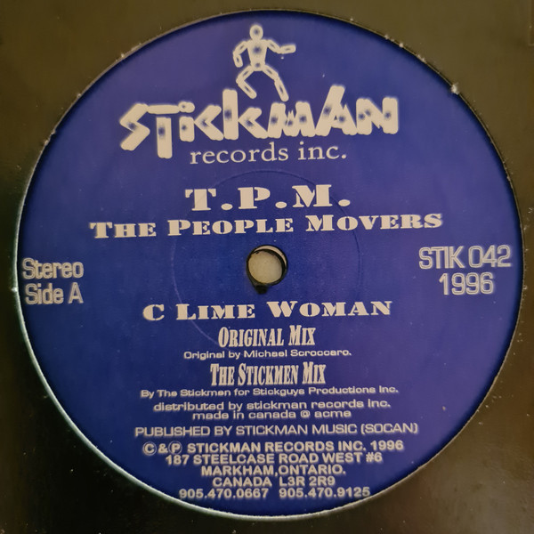 The People Movers - C Lime Woman | Stickman Records (STIK 042) - main