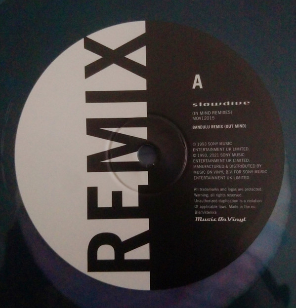 Slowdive - 5 EP (In Mind Remixes) | Music On Vinyl (MOV12015) - main