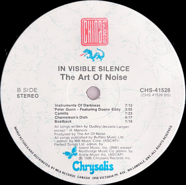 The Art Of Noise - In Visible Silence | China Records (CHS-41258) - 4 The Art Of Noise - In Visible Silence | China Records (CHS-41258) - 4