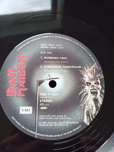 Iron Maiden - Heavy Metal Army - Maiden Japan Live !! | EMI (EMS-41004) - 3 Iron Maiden - Heavy Metal Army - Maiden Japan Live !! | EMI (EMS-41004) - 3