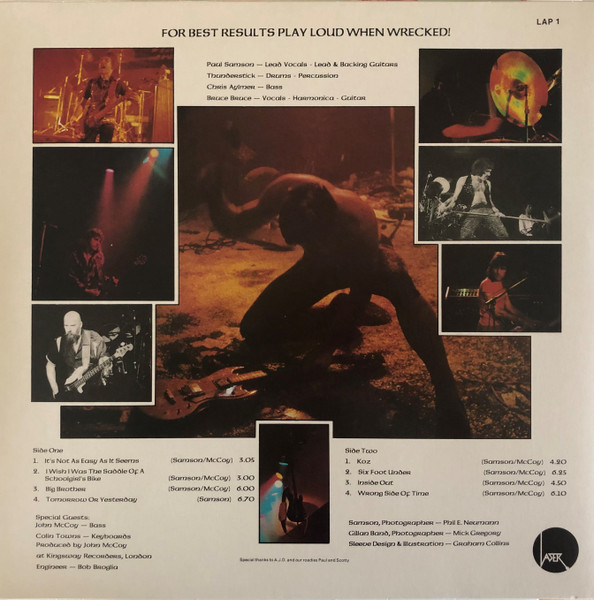 Samson - Survivors - Vinilo Transparente | Culture Factory USA, Inc. (CFU01209) - 2 Samson - Survivors - Vinilo Transparente | Culture Factory USA, Inc. (CFU01209) - 2