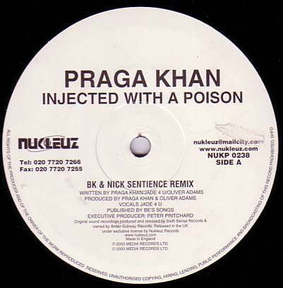 Praga Khan - Injected With A Poison | Nukleuz (NUKP 0238) - main