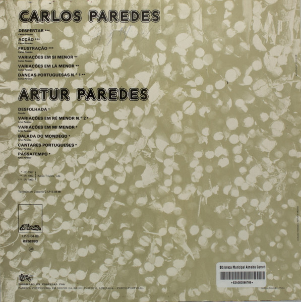 Carlos Paredes / Artur Paredes - Carlos Paredes / Artur Paredes | Alvorada (LP-S-04-88) - 2