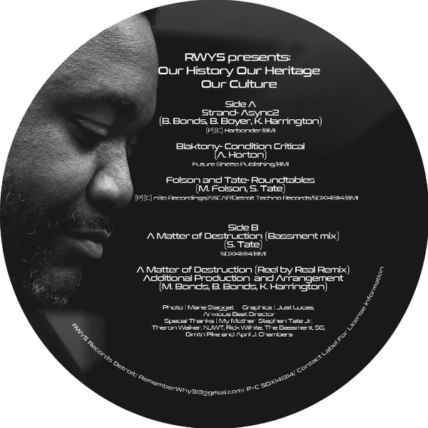 Various - Our History, Our Heritage, Our Culture Vol. 1 | RWYS (002)