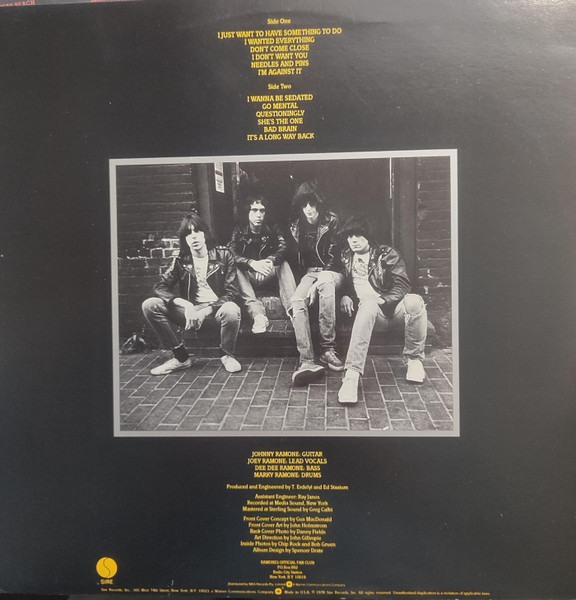 Ramones - Road To Ruin | Sire (SRK 6063) - 2