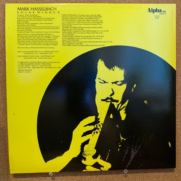 Gabriel Mark Hasselbach - Solar Winds II | Alpha Lab Digital (AL-1002) - 2