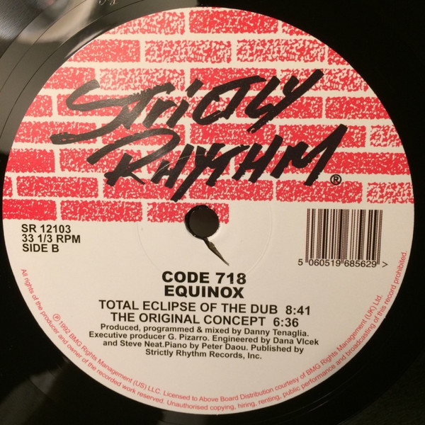 Code 718 - Equinox | Strictly Rhythm (SR12103) - 2 Code 718 - Equinox | Strictly Rhythm (SR12103) - 2