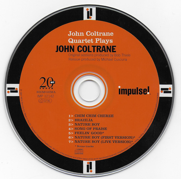 The John Coltrane Quartet - The John Coltrane Quartet Plays | Impulse! (IMP 12142) - 3