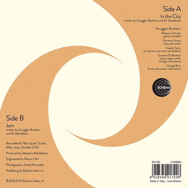 The Smuggler Brothers - In The City / Jam | Schema (SC720) - 2