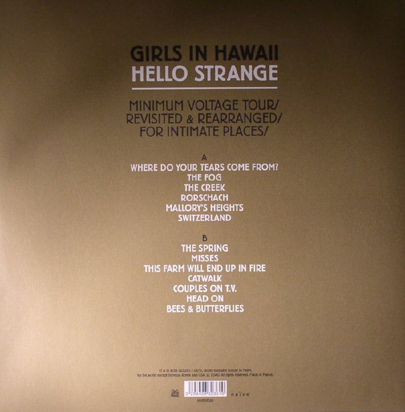 Girls In Hawaii - Hello Strange | Naïve (NV832361) - 2