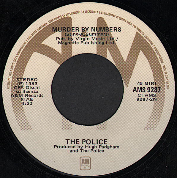 The Police - Every Breath You Take | A&M Records (AMS 9287) - 4