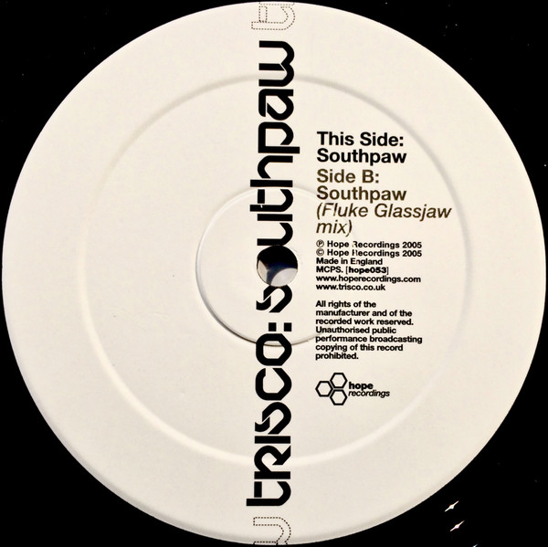 Trisco - Southpaw | Hope Recordings (hope053) - 2 Trisco - Southpaw | Hope Recordings (hope053) - 2
