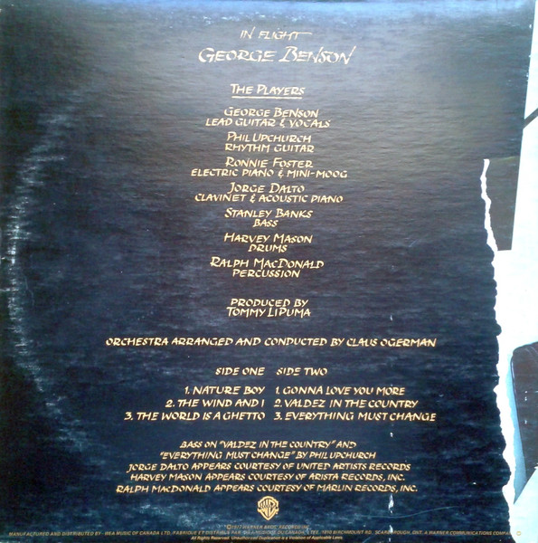 George Benson - In Flight | Warner Bros. Records (BS 2983) - 4
