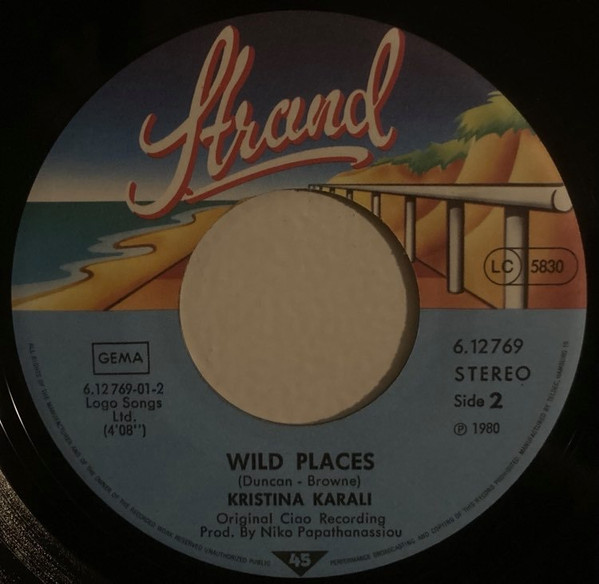 Χριστίνα - We Live For Love / Wild Places | Strand (6. 12769) - 4