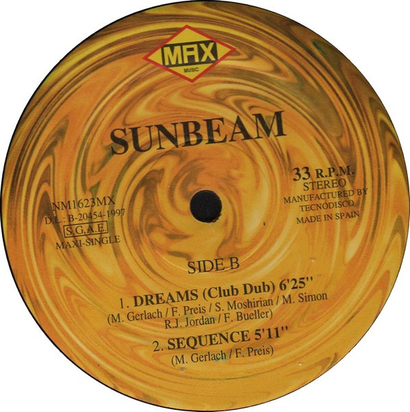 Sunbeam - Dreams | Max Music (NM1623MX) - 3