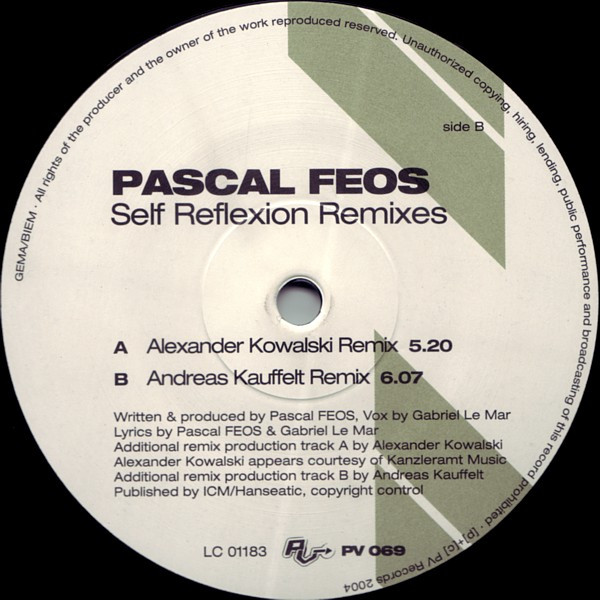 Pascal F.E.O.S. - Self Reflexion (Remixes) | PV (PV 069) - 3