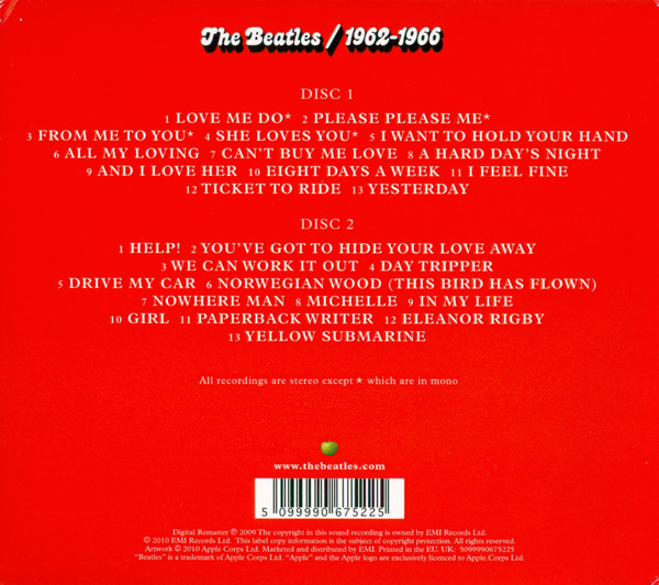 The Beatles - 1962-1966 | Apple Records (5099990675225) - 3