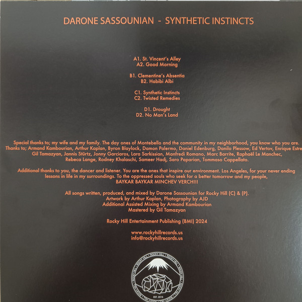 Darone Sassounian - Synthetic Instincts | Rocky Hill (RHR007) - 2 Darone Sassounian - Synthetic Instincts | Rocky Hill (RHR007) - 2