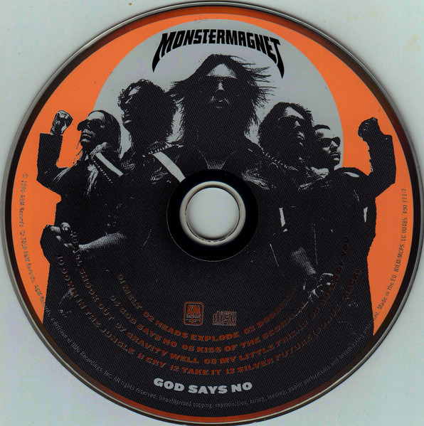 Monster Magnet - God Says No | A&M Records (490 773-2) - 4