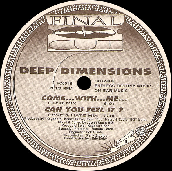 House Faze / Deep Dimensions - Can You Feel It? /  Come...With...Me... | Final Cut (FC001) - 2