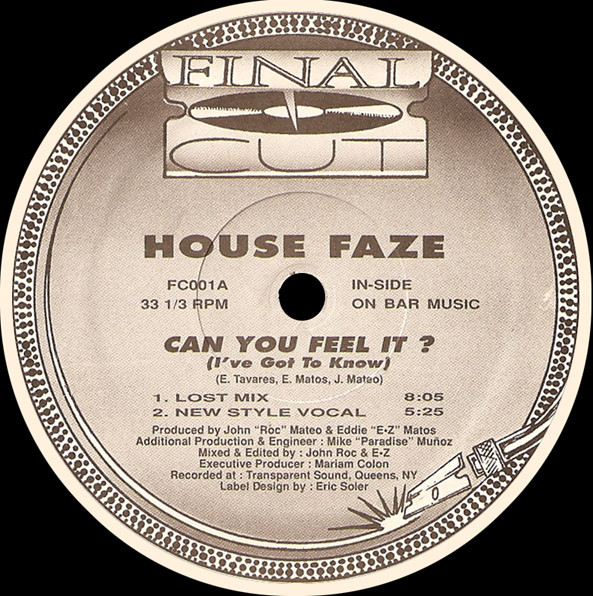 House Faze / Deep Dimensions - Can You Feel It? /  Come...With...Me... | Final Cut (FC001)