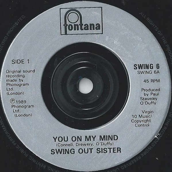 Swing Out Sister - You On My Mind | Fontana (SWING 6) - 3 Swing Out Sister - You On My Mind | Fontana (SWING 6) - 3