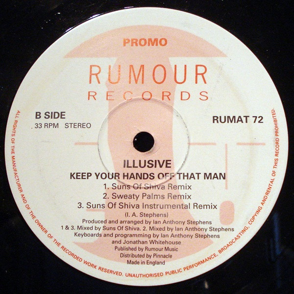 Illusive - Keep Your Hands Off That Man | Rumour Records (RUMAT 72) - 2 Illusive - Keep Your Hands Off That Man | Rumour Records (RUMAT 72) - 2